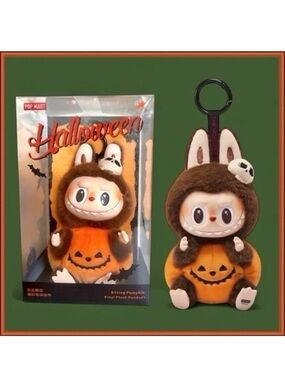Labubu Happy Halloween Party Series Sitting Pumpkin